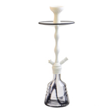 medium size wholesale hot sale cheap price zinc hookah  white color plating factory shisha hookah steam Z-9125